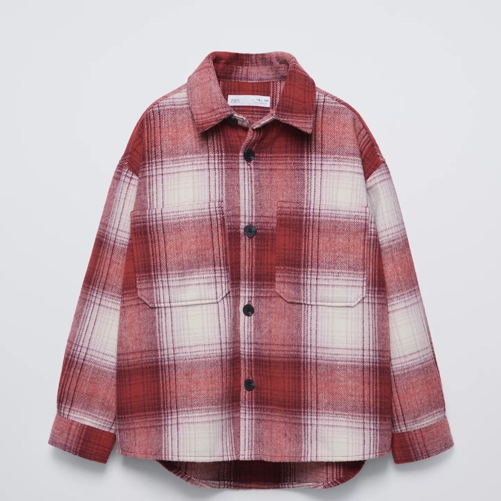 Zara Plaid Overshirt